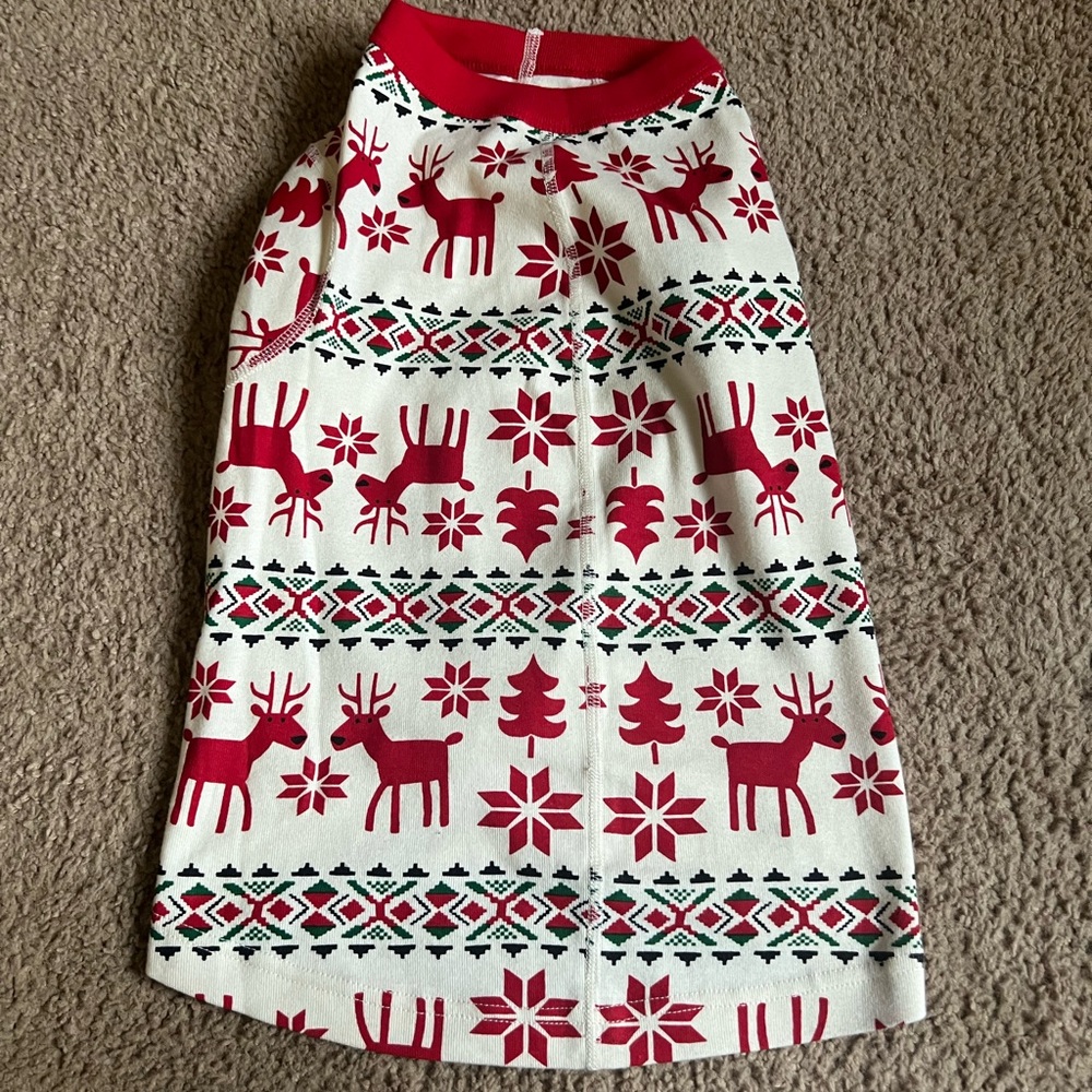 Hanna Andersson Dear Deer Dog Pajamas Size Large